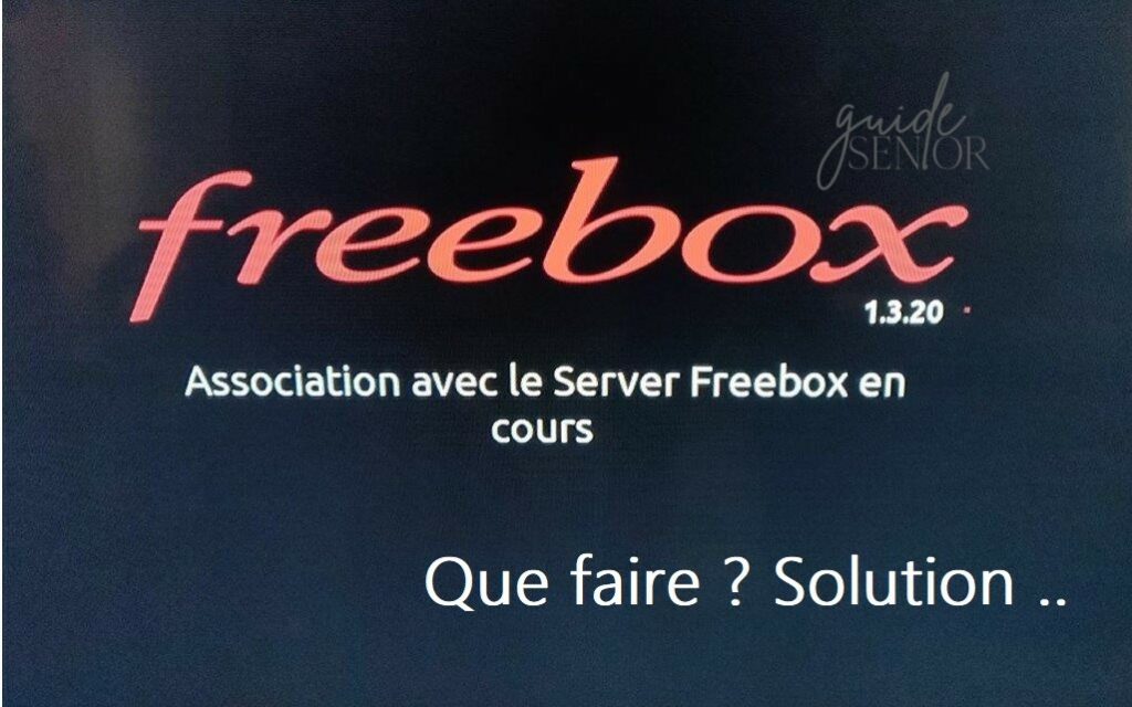 problème d'association avec le serveur freebox freeplug vert rouge