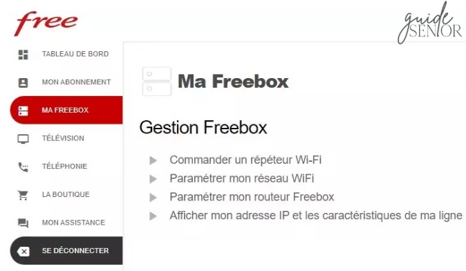 gestion de freebox os sur mafreebox pour paramétrer internet et box server