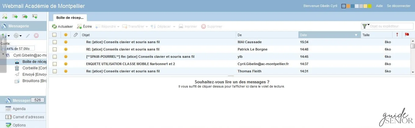 boite mail messagerie webmail académie montpellier convergence occitanie