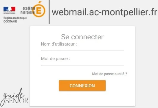 authentification mon compte webmail montpellier académie portail connexion